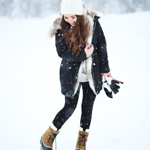 Flipable elastic waist fleece leggings - Picture 4 of 4